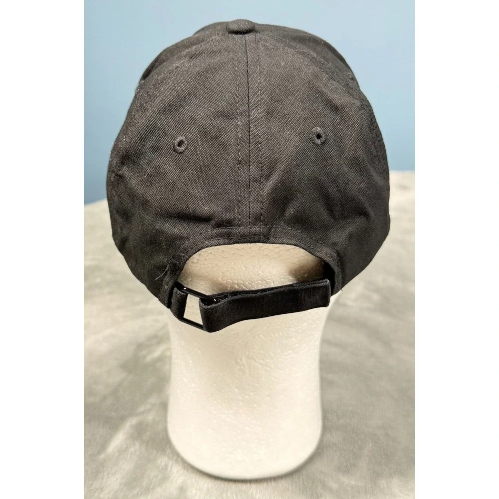 Michael Kors Baseball Cap Adjustable Black Logo Strap Trim Hat